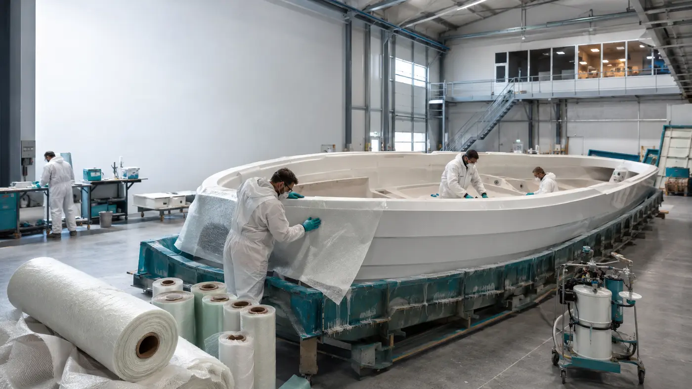Công nghệ composite trong đóng tàu và hàng hải