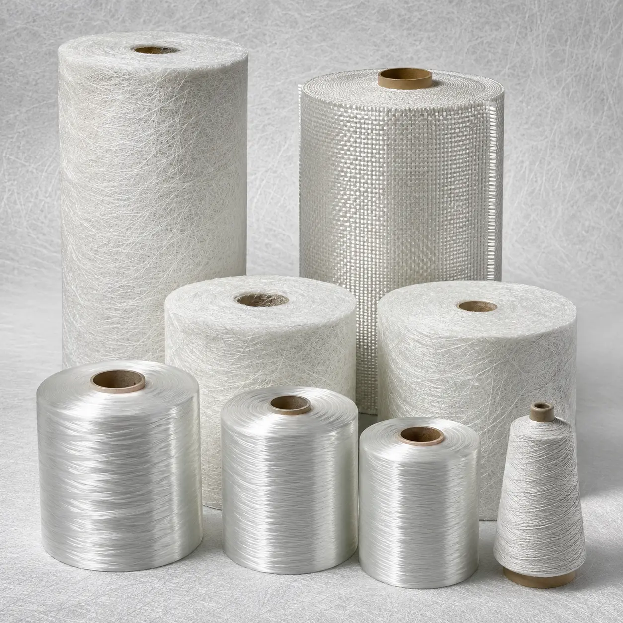 Các dạng vật liệu gia cường sợi thủy tinh cho composite